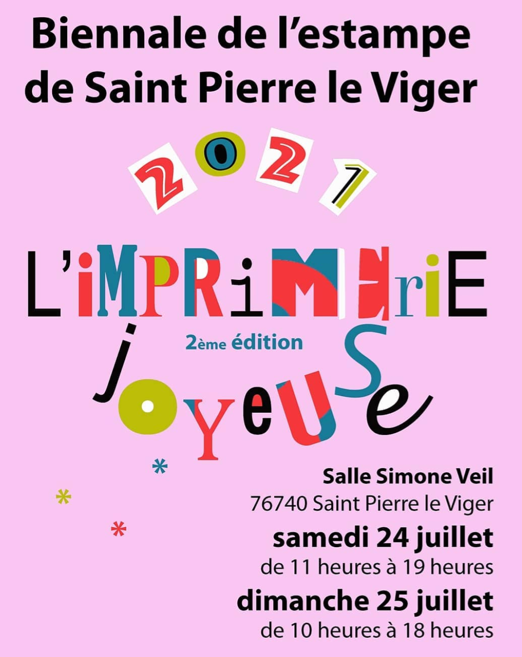 Biennale de l’Estampe de Saint Pierre le Viger – 2021