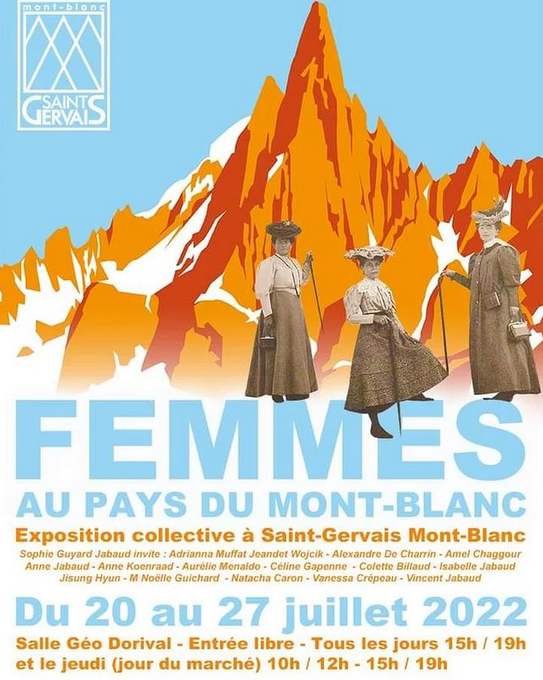 Exposition collective « Femmes au Pays du Mont-Blanc » – 20 au 27 juillet 2022