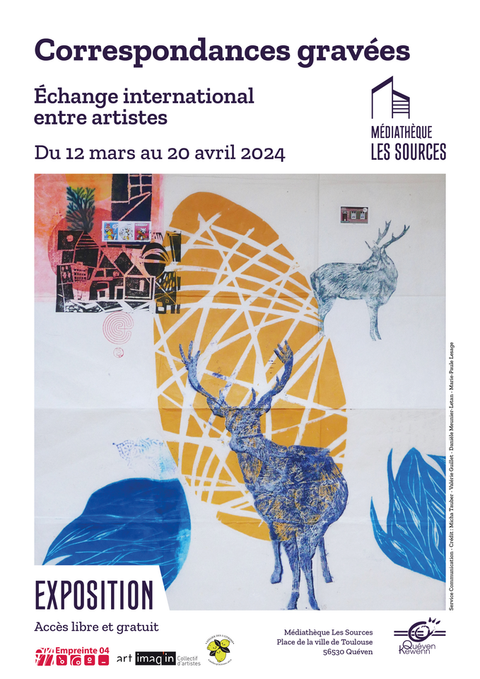 Exposition Correspondances gravées | 12 mars-20 avril 2024