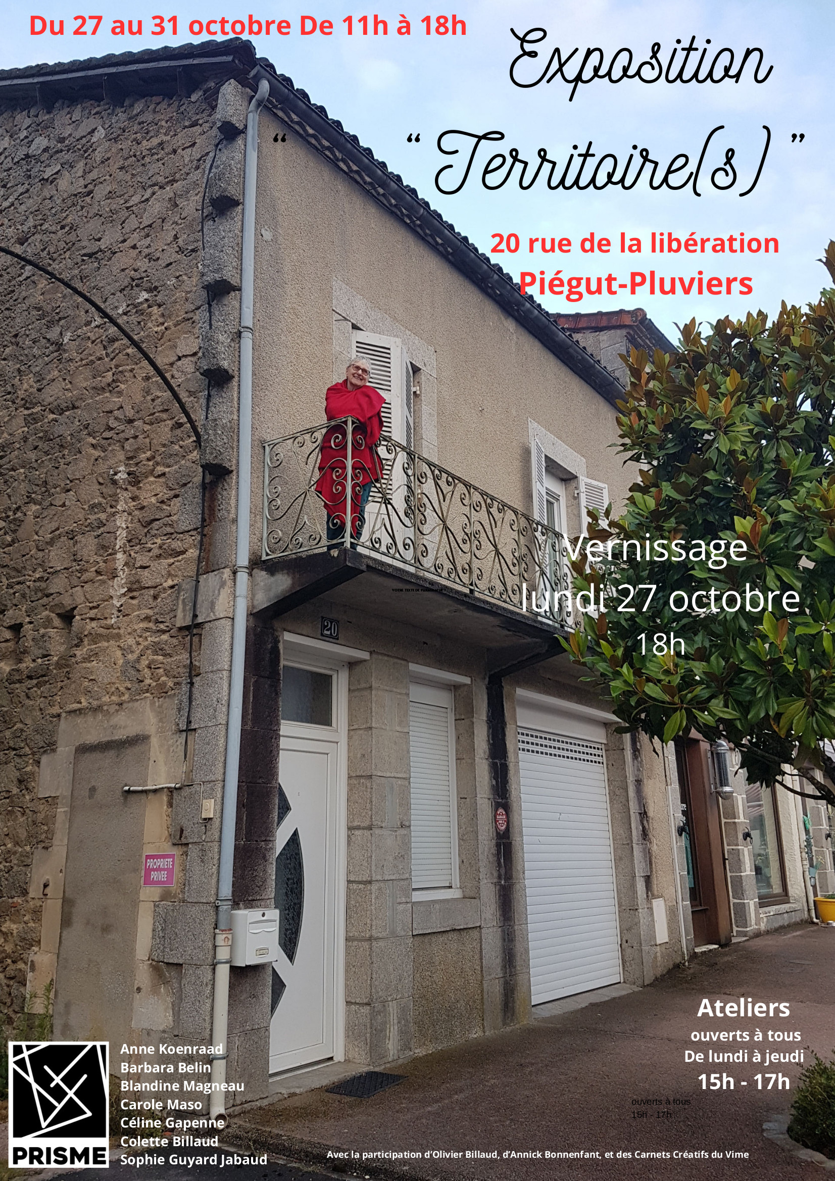 Expo-Résidence « Territoire(s) » – Piègut Pluviers (24)